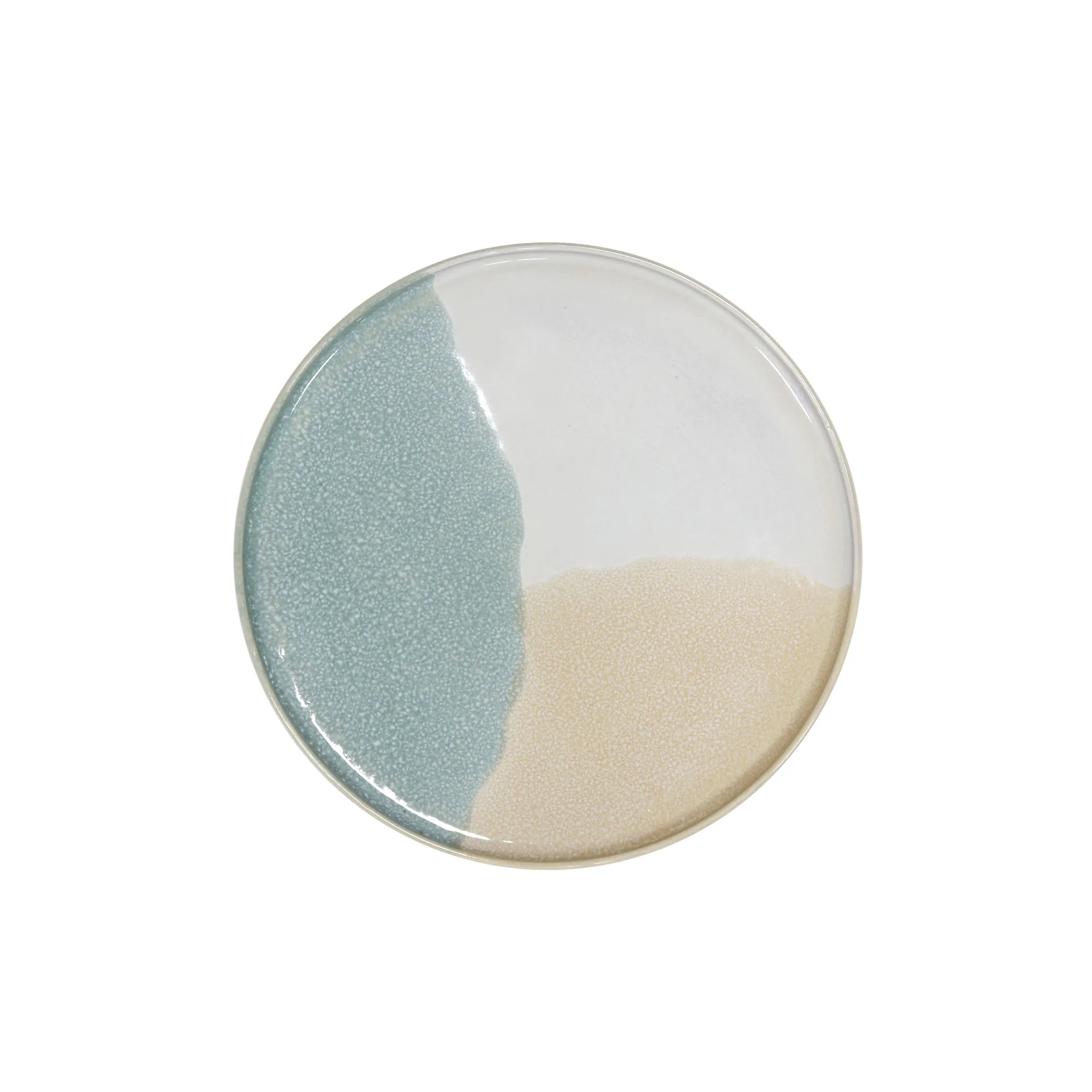 Gallery ceramics -lautanen, pyöreä, minttu/nude HKliving