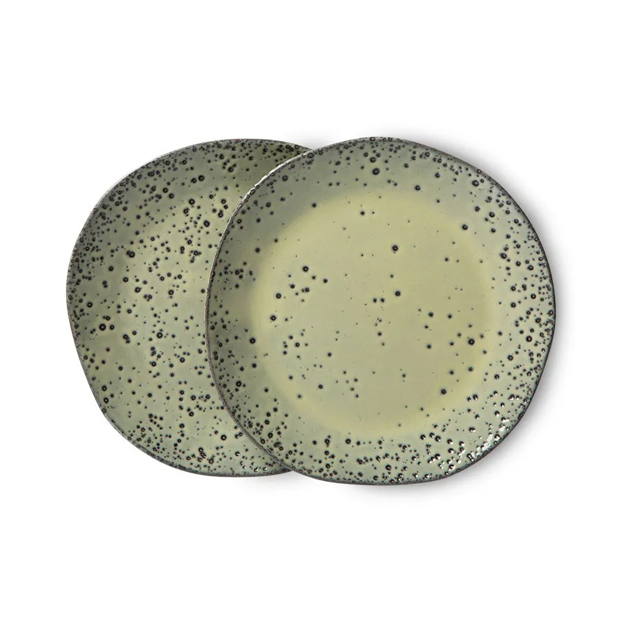 Gradient lautanen 2-pakkaus Ø16 cm, Vihreä HKliving