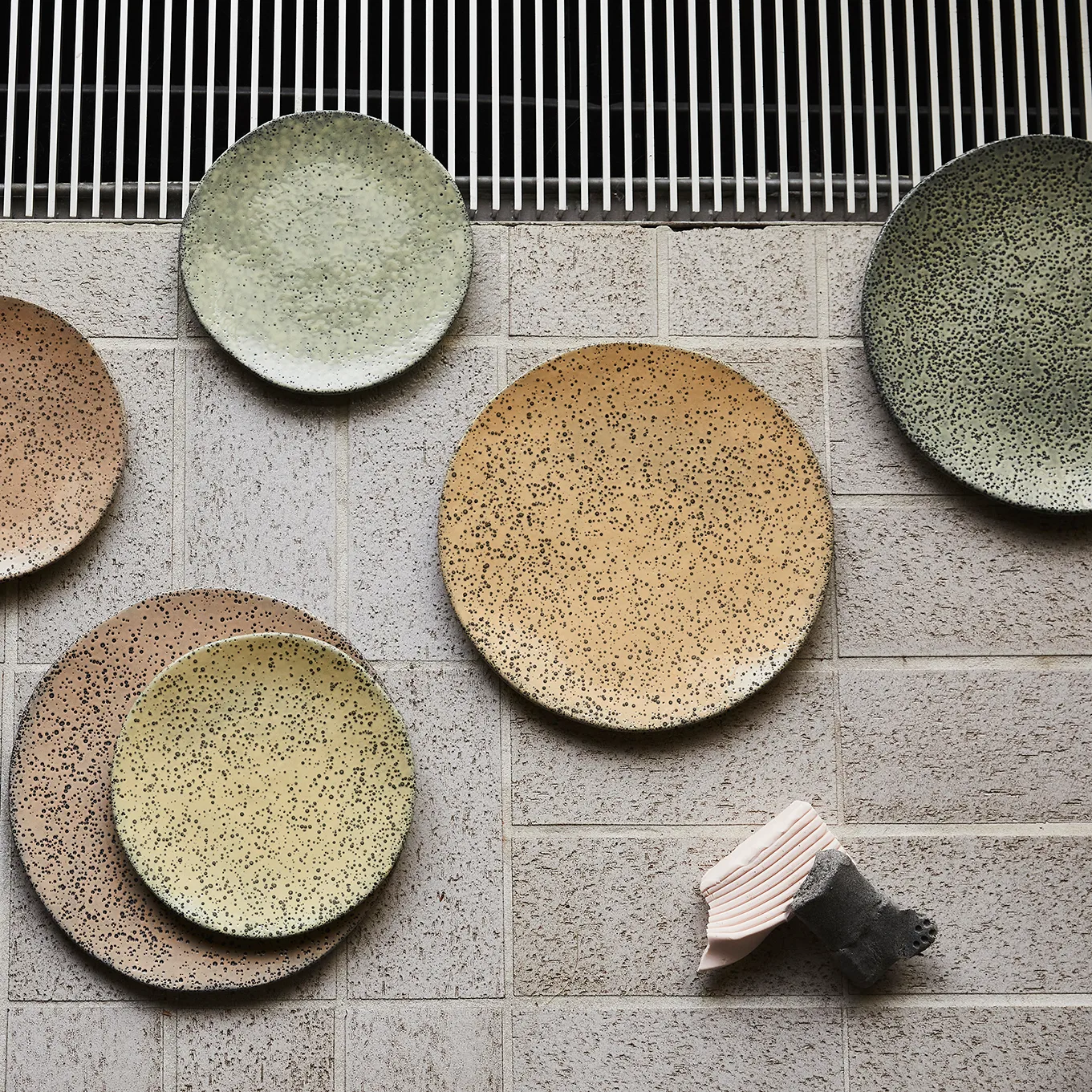 Gradient lautanen 29 cm 2-pakkaus, Vihreä HKliving