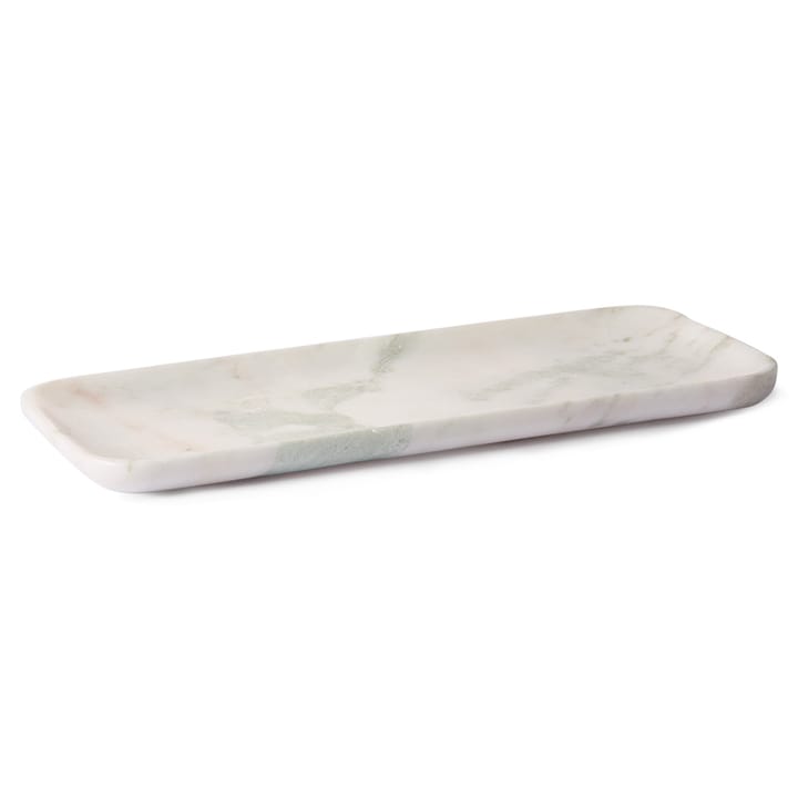 HKliving marmoritarjotin 30x12 cm - Valkoinen-vihreä-vaaleanpunainen - HKliving