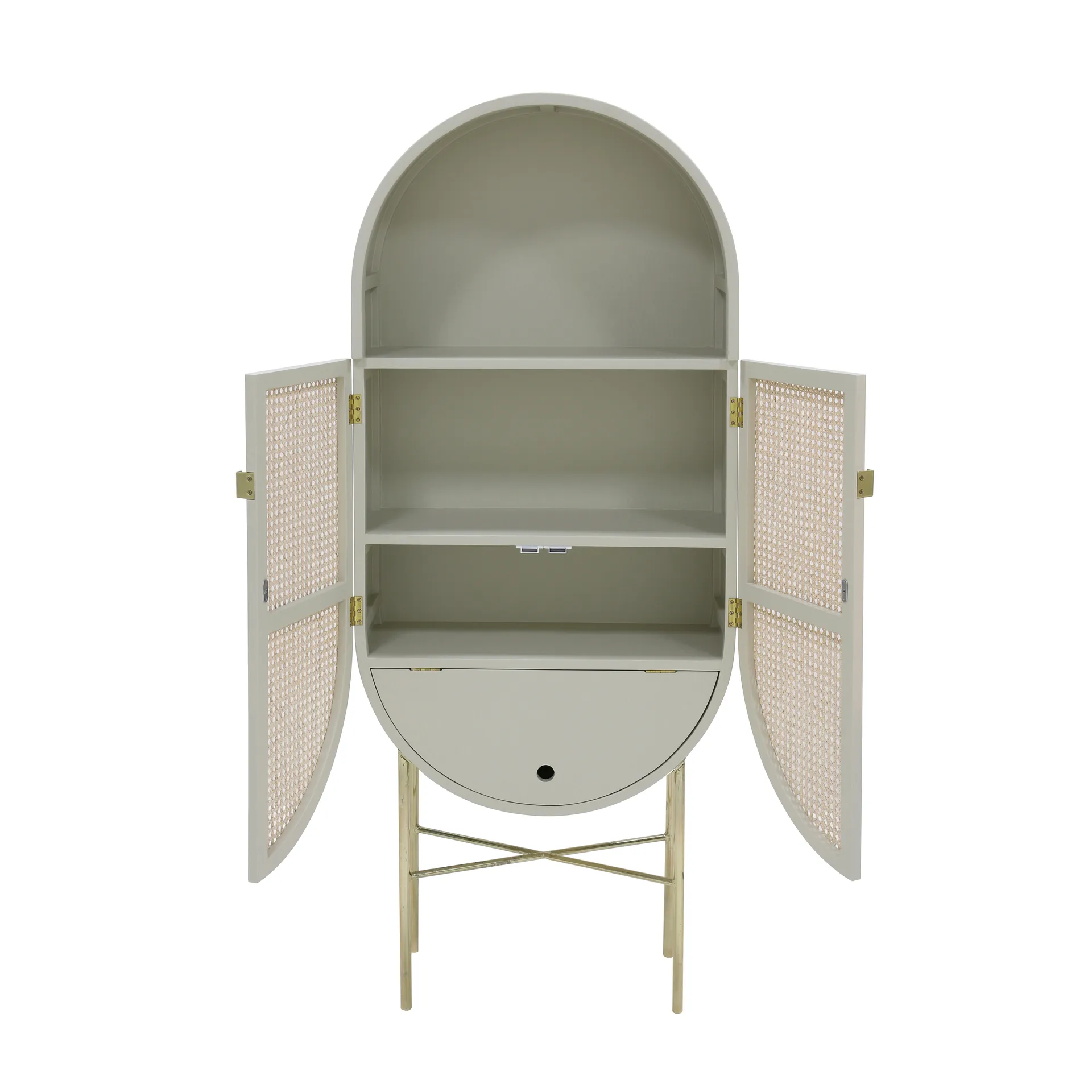 HKliving retro oikea kaappi, vihreä harmaa HKliving