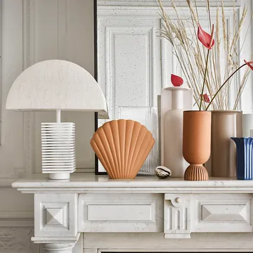 HKliving Shell maljakko L - Terra - HKliving