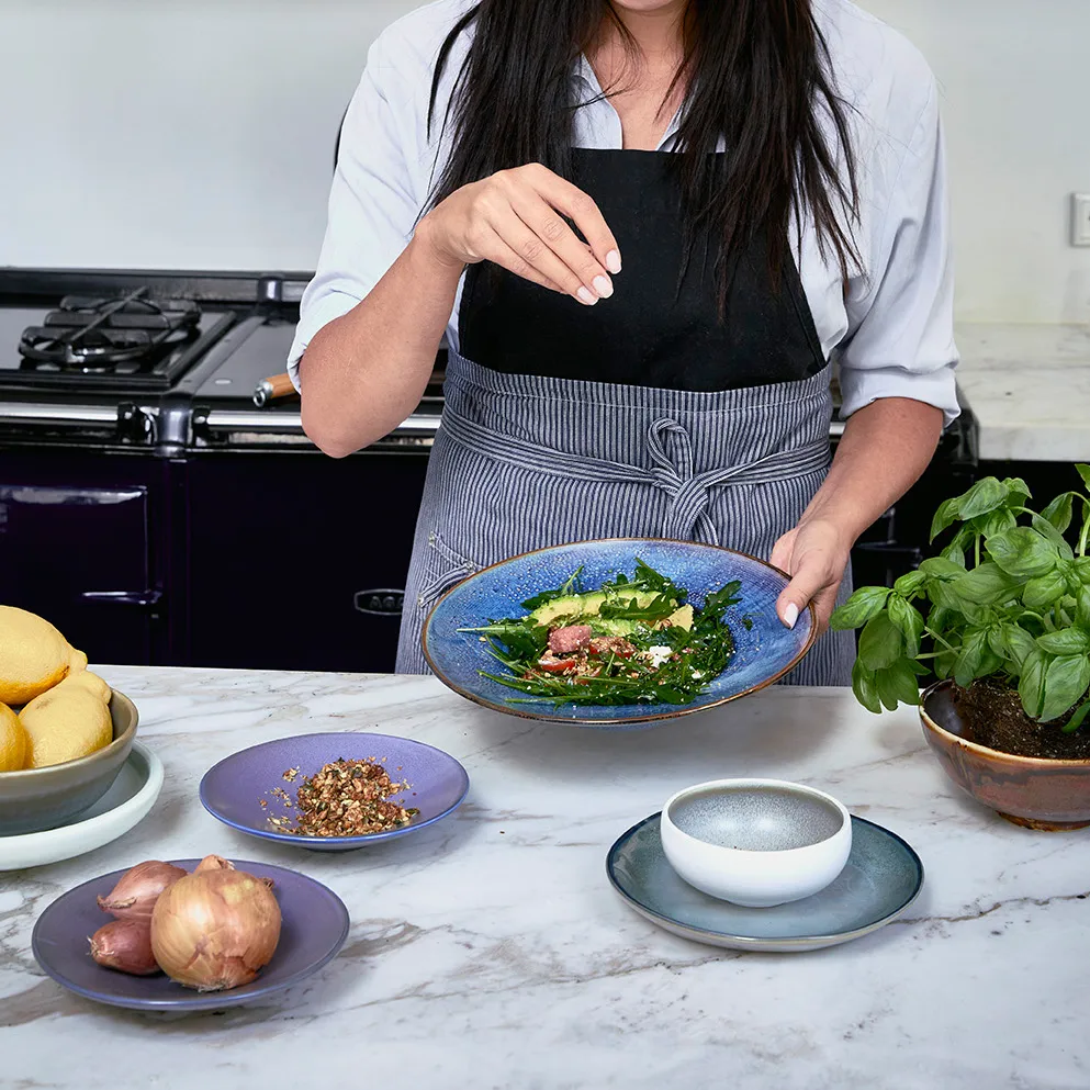 Home Chef -pastalautanen Ø 28,5 cm, Rustic blue HKliving