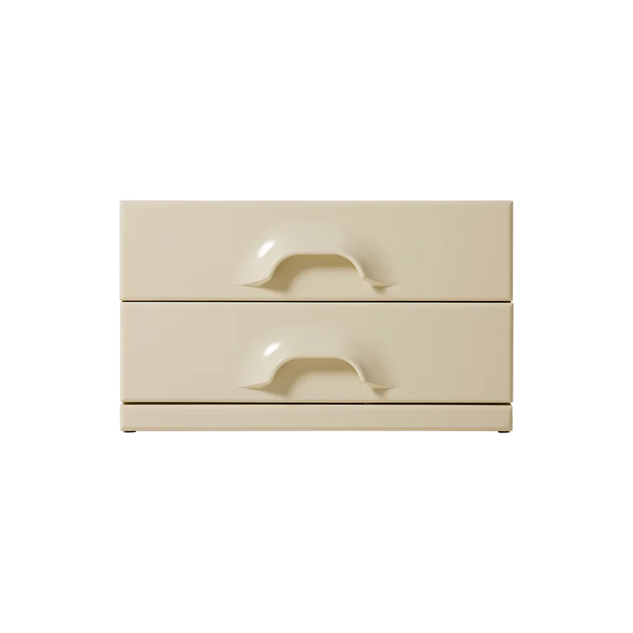 Lipasto 2 laatikolla 60x35 cm, Cream HKliving