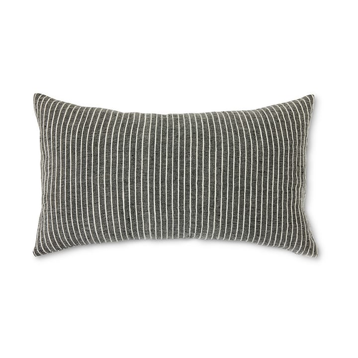 Raidallinen monochrome tyyny 40x70 cm - Harmaa - HKliving