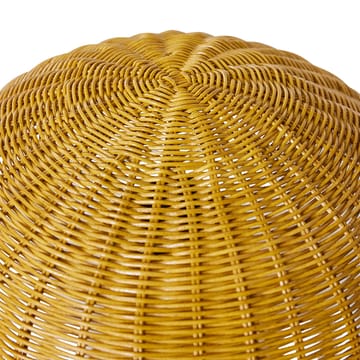 Rattan pöytävalaisin - Mustard - HKliving