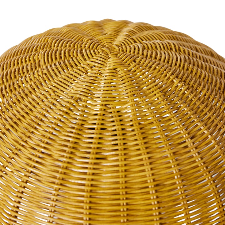 Rattan pöytävalaisin - Mustard - HKliving