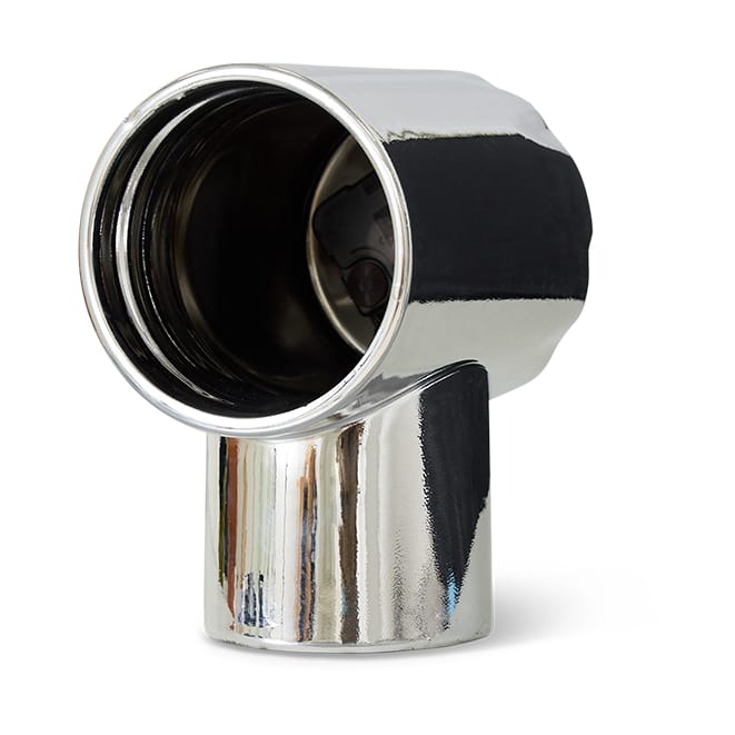 Retro keraaminen kello 17,5 cm, Chrome HKliving
