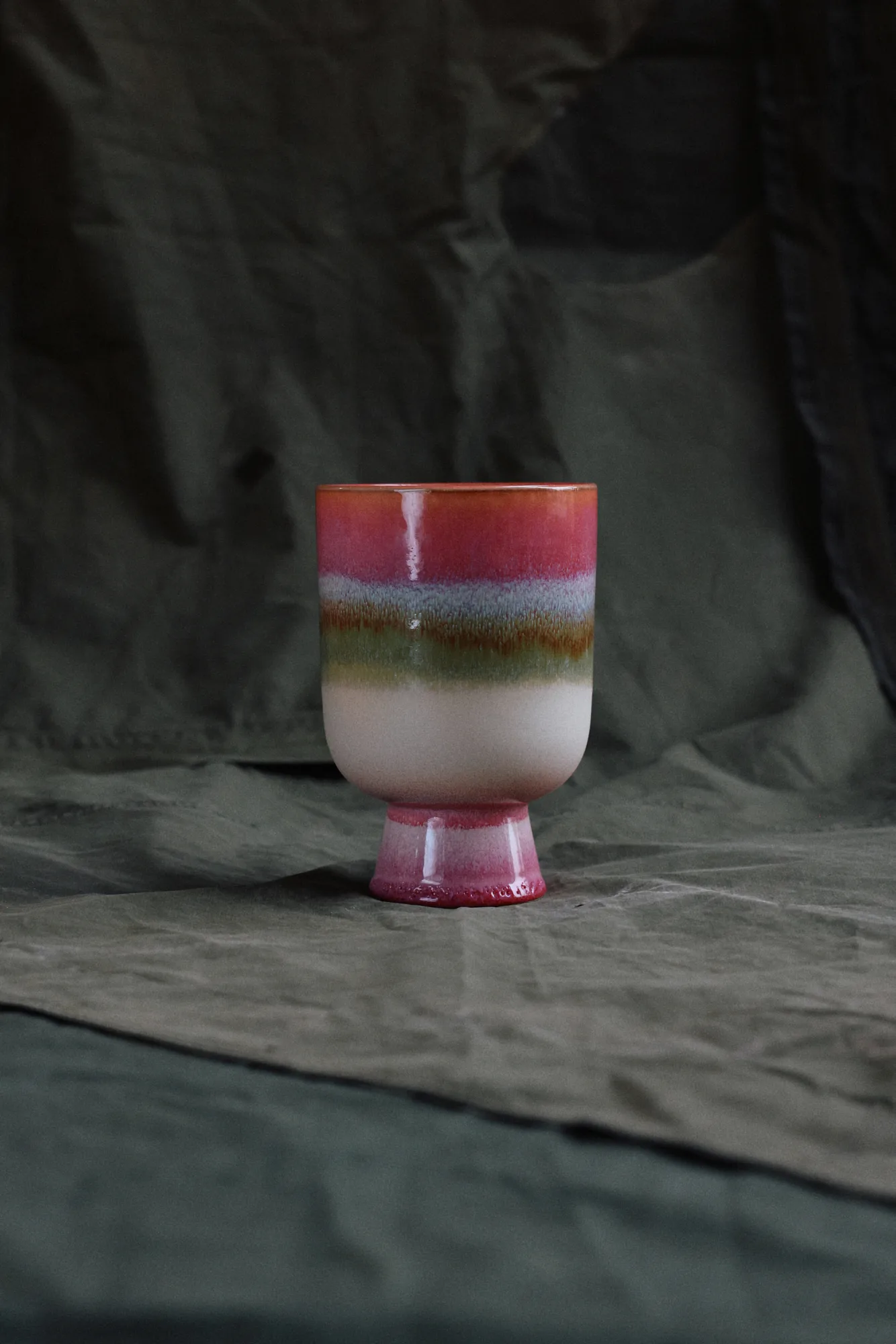 Retro kukkaruukku Ø13 cm, Rosefield HKliving