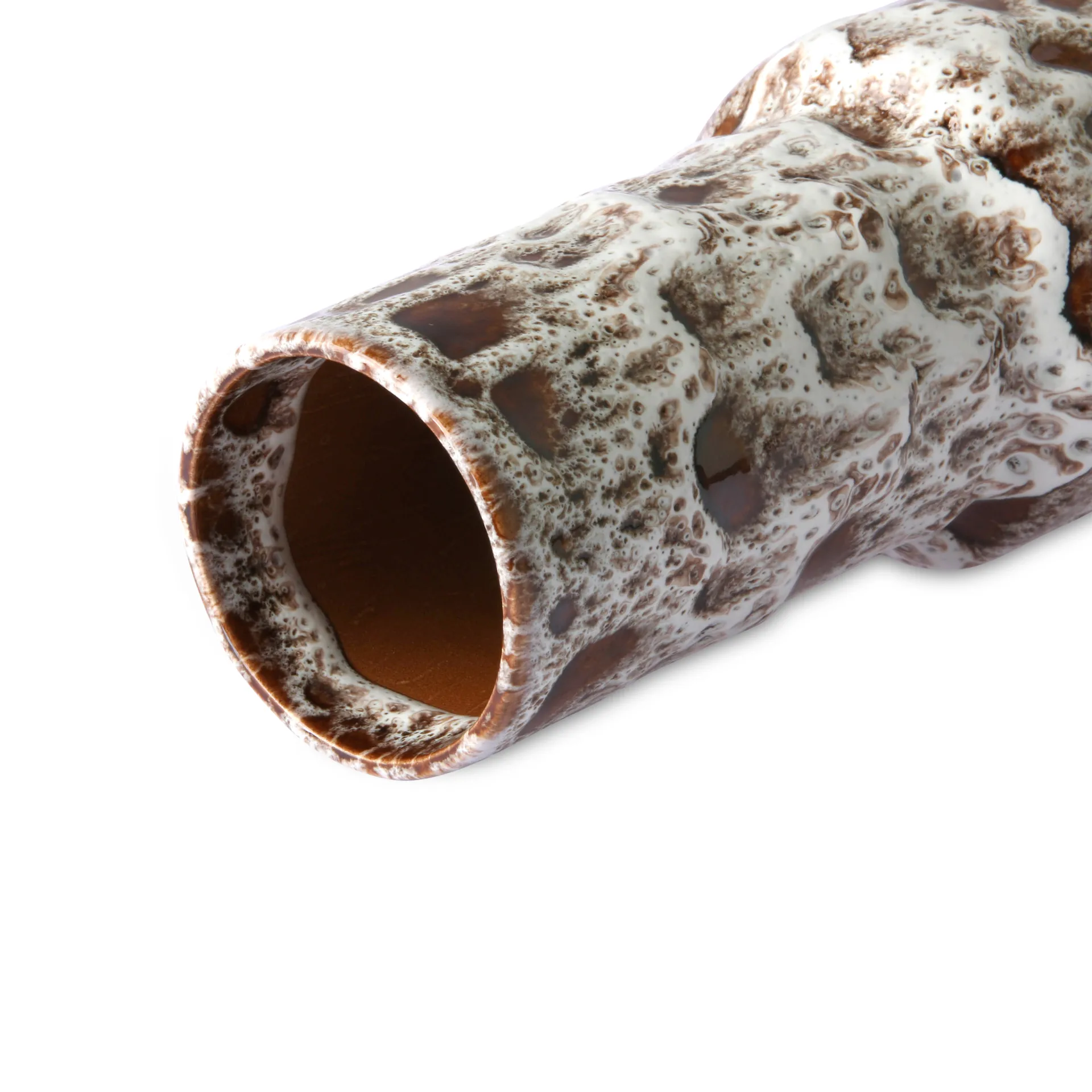 Retro maljakko 20,5 cm, Lava white HKliving