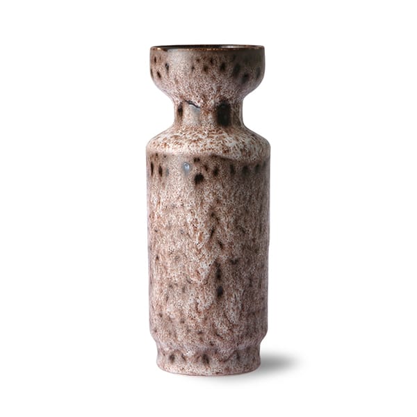 Retro vaasi Ø9x25 cm, Ruskea HKliving