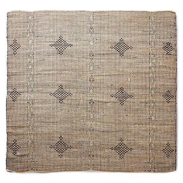 Rustic matto 200x200 cm, Ruskea HKliving