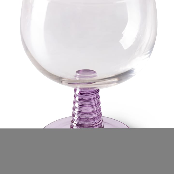 Swirl viinilasi matala - Purple - HKliving