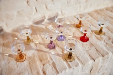 Swirl viinilasi matala - Red - HKliving