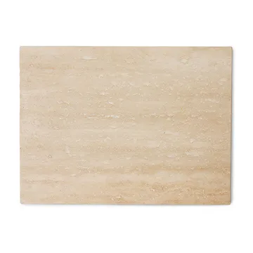 Travertin leikkuulauta 40 x 50 cm - Beige - HKliving