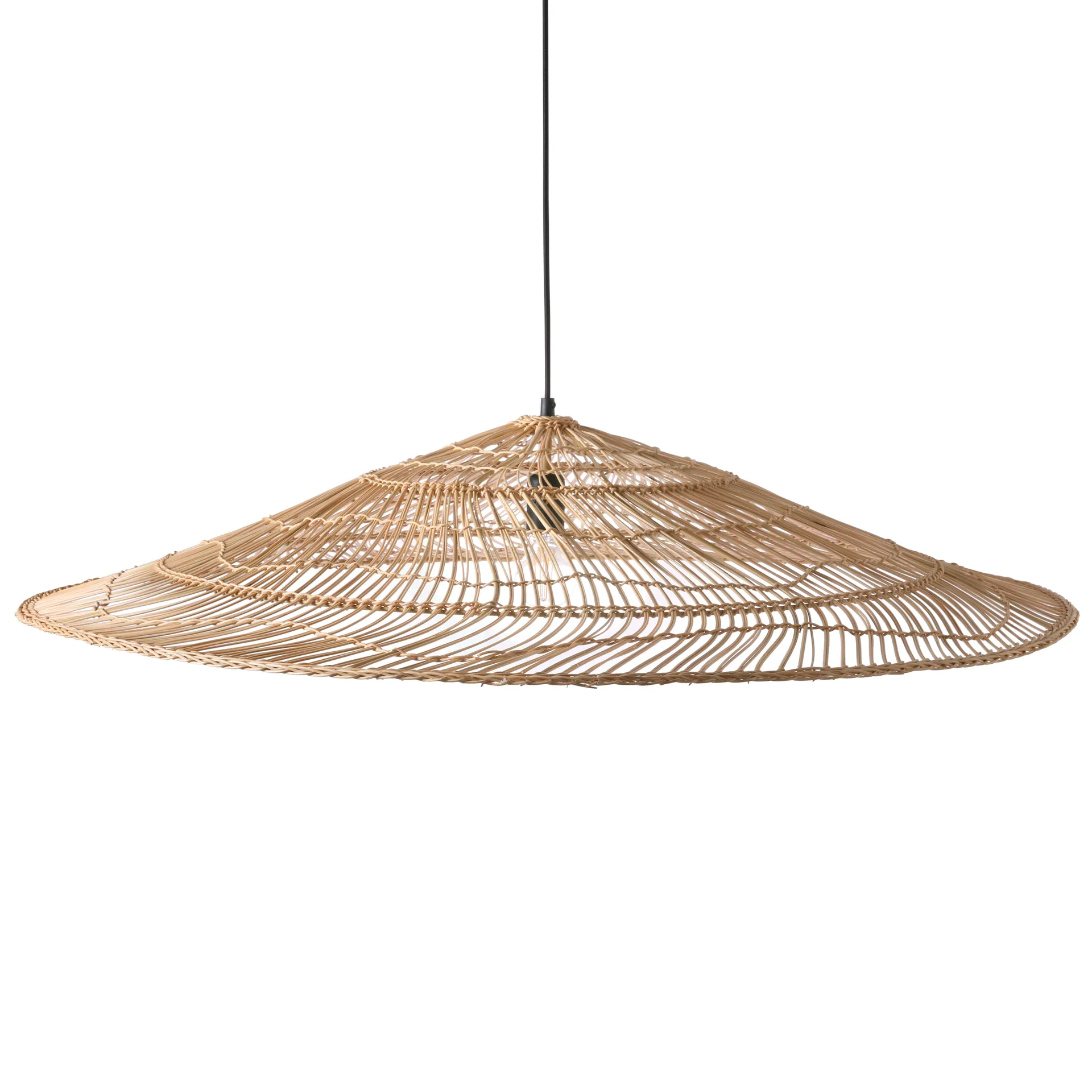 Wicker Triangle -riippuvalaisin Ø 102,5 cm, Natural HKliving