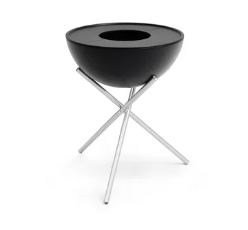 BOWL 70 Plancha paistolevy - Musta - Höfats