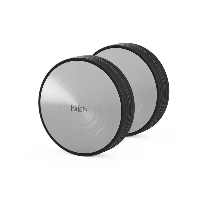 FIRE KITCHEN pyörät ulkokeittiöön - Musta, 2 kpl - Höfats