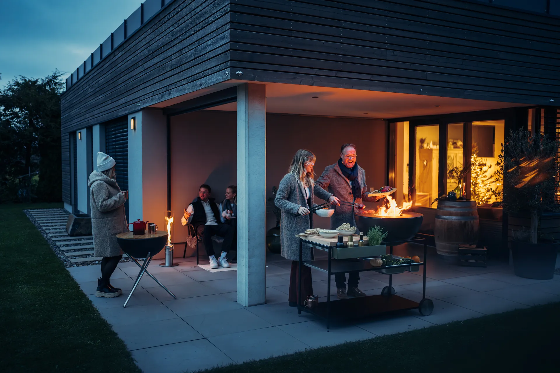 FIRE KITCHEN ulkokeittiö, Musta Höfats