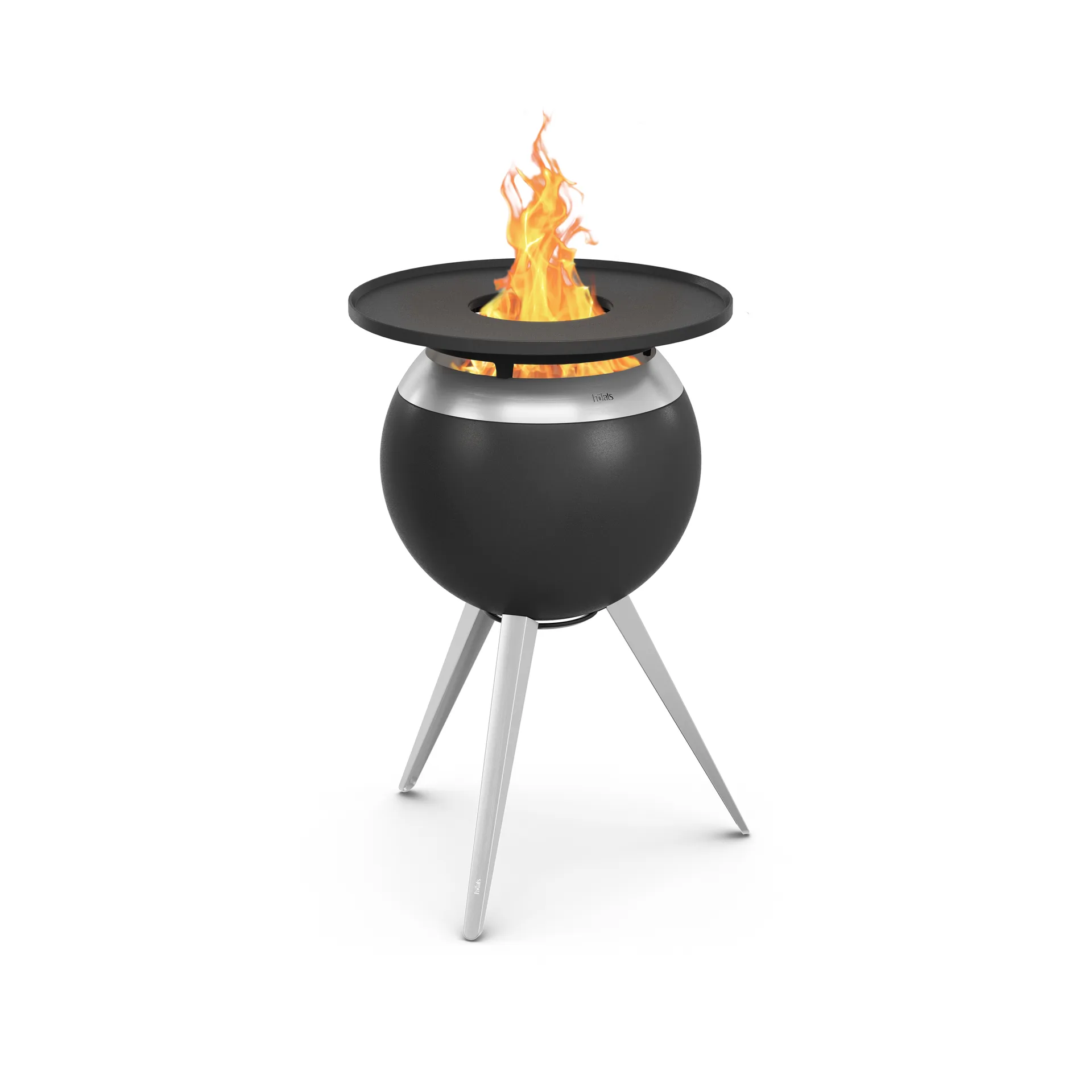 MOON 45 Plancha-paistotaso, Musta Höfats