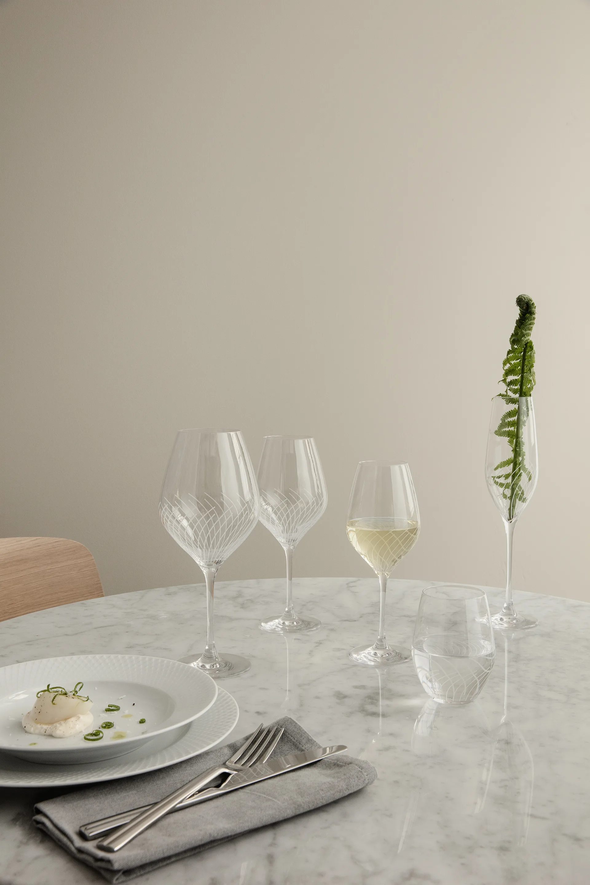 Cabernet Lines samppanjalasi 29 cl 2-pack, Kirkas Holmegaard