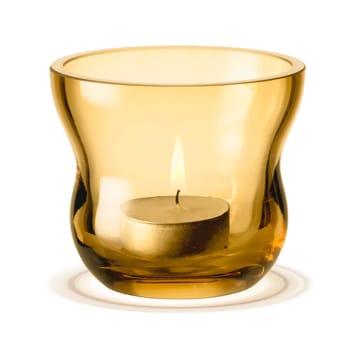 Calabas kynttilälyhty 7,5 cm - Amber - Holmegaard