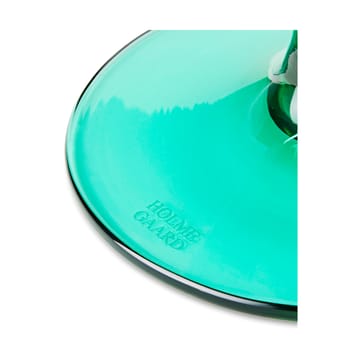 Flow lasi jalalla 35 cl - Emerald green - Holmegaard