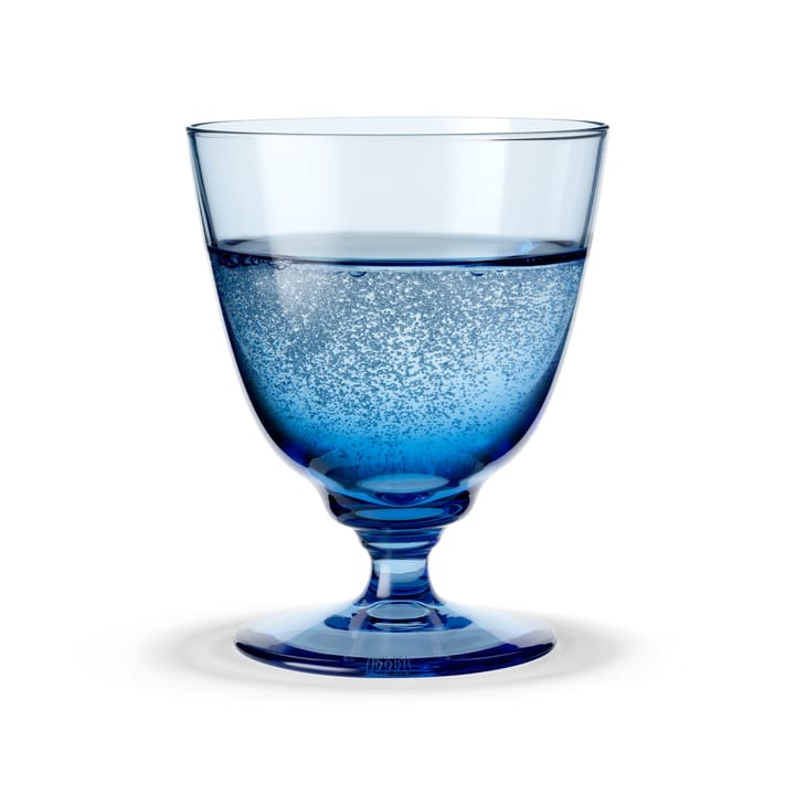 Flow lasi jalalla 35 cl, Sininen Holmegaard