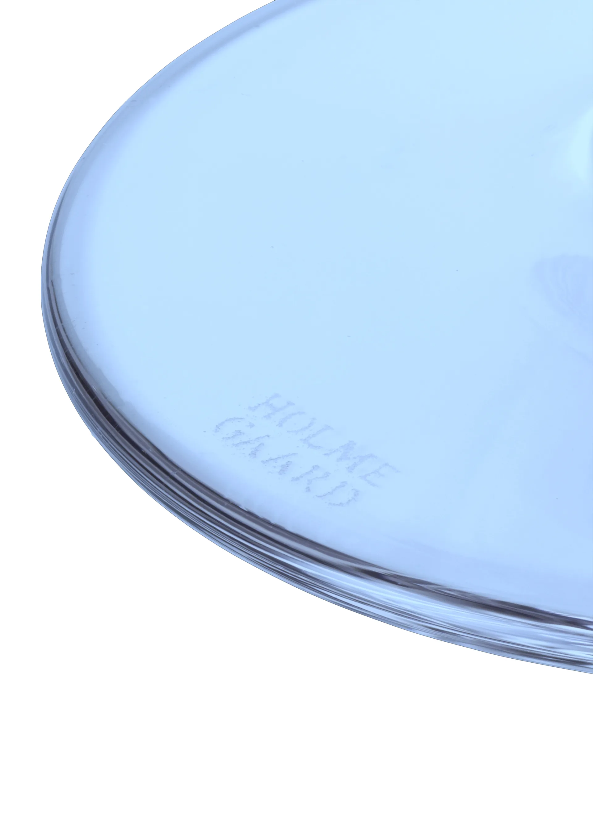 Flow lasi jalalla 35 cl, Tummansininen Holmegaard