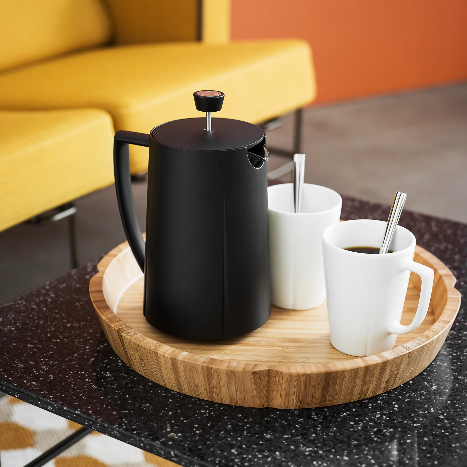 Grand Cru -pressopannu, 1 l, musta Holmegaard