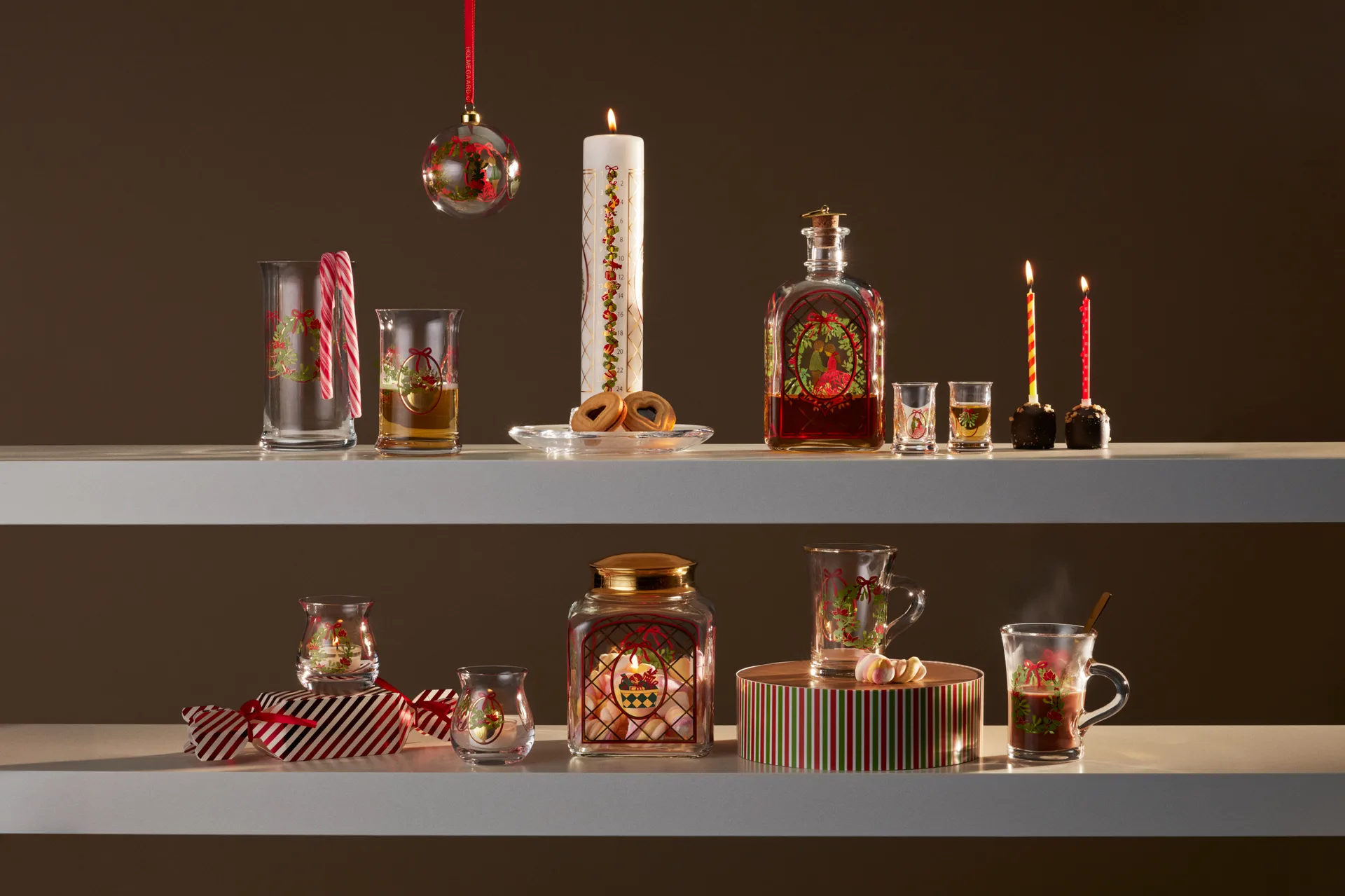 Holmegaard Christmas joulu kynttilälyhty 2-pack, 2025 Holmegaard