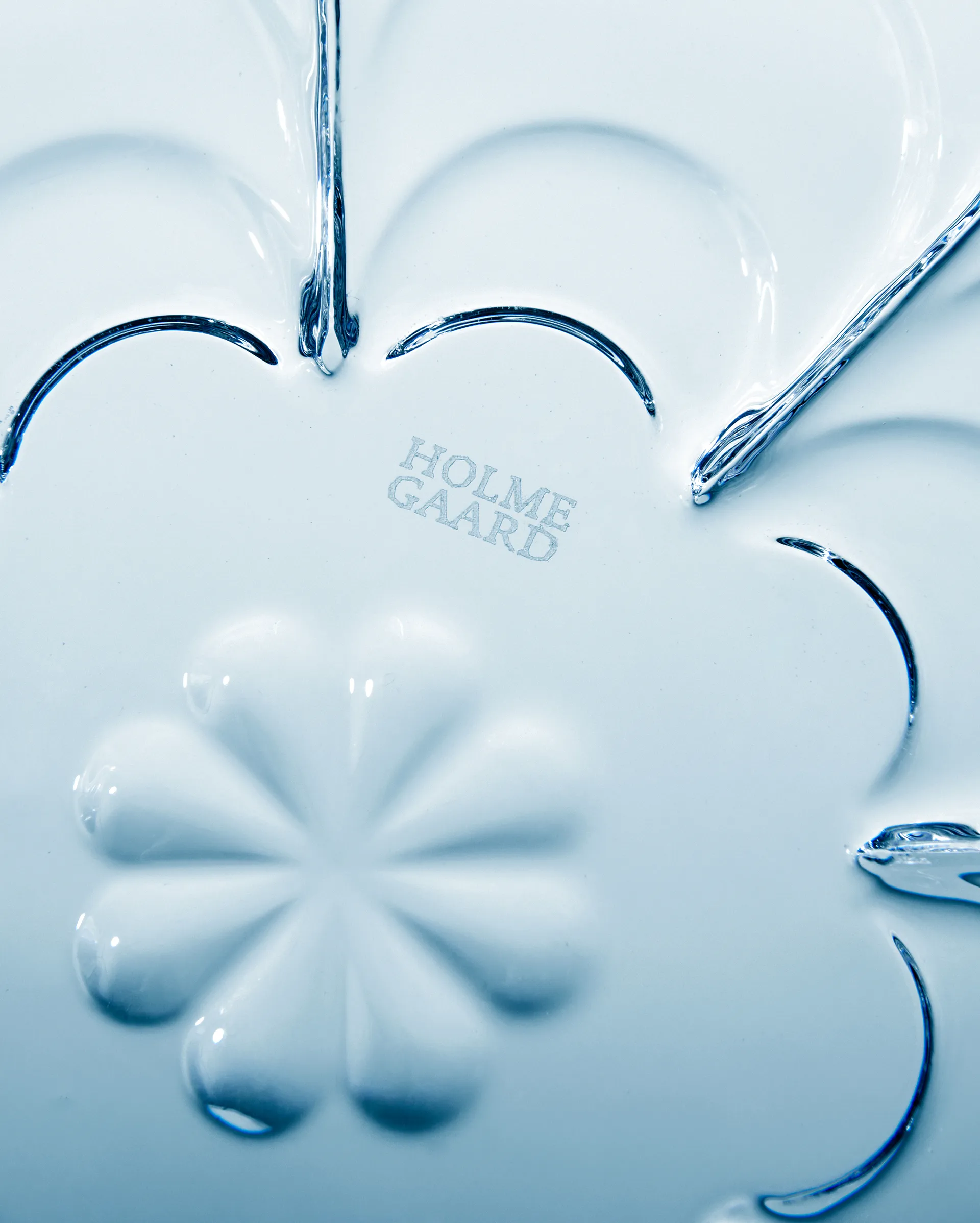 Lily jälkiruokalautanen Ø 16 cm 2-pakkaus, Blue iris Holmegaard