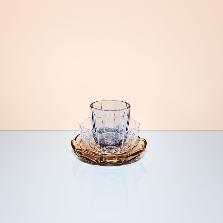 Lily jälkiruokalautanen Ø 16 cm 2-pakkaus, Toffee rose Holmegaard