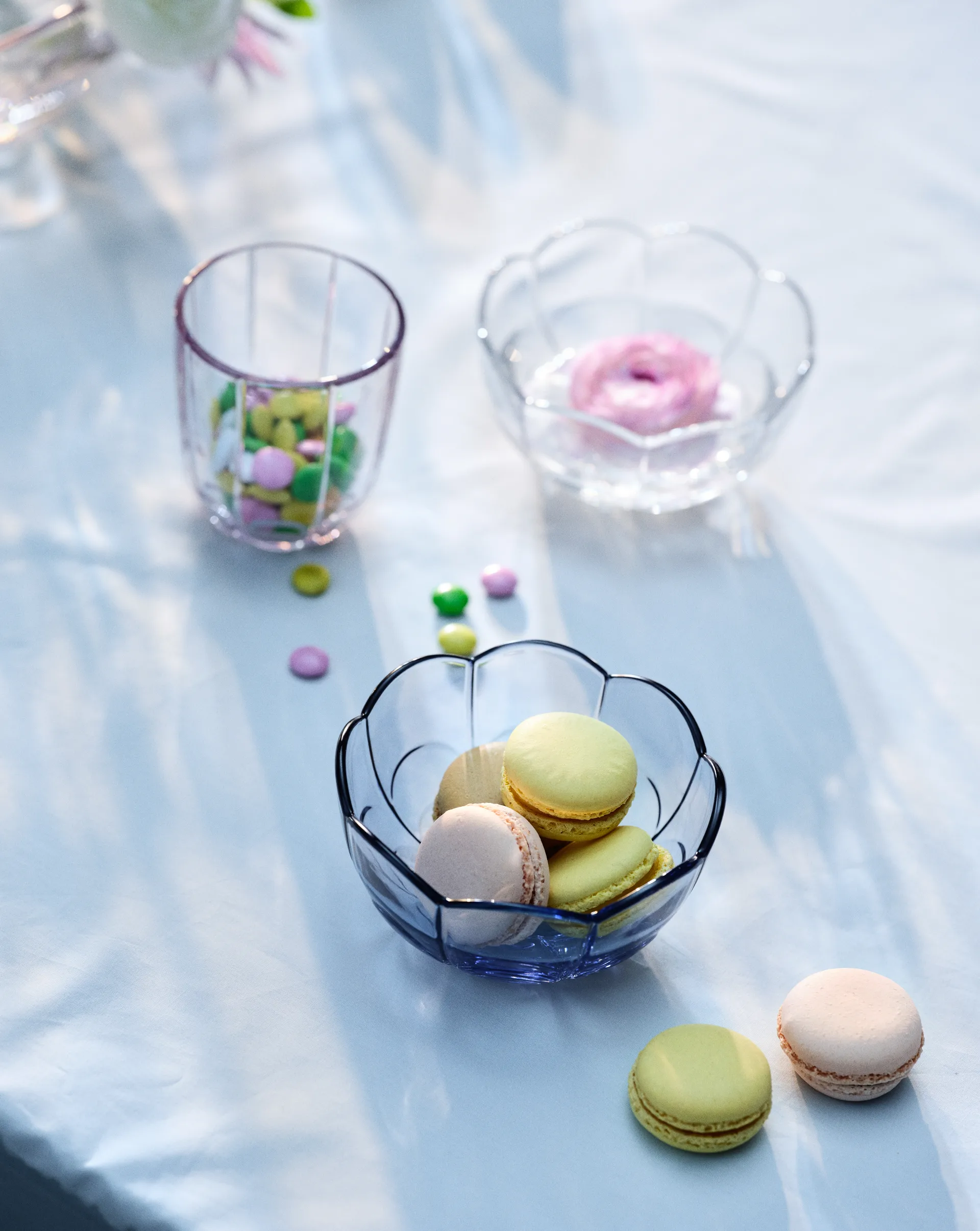 Lily kulho Ø 13 cm 2-pakkaus, Blue iris Holmegaard