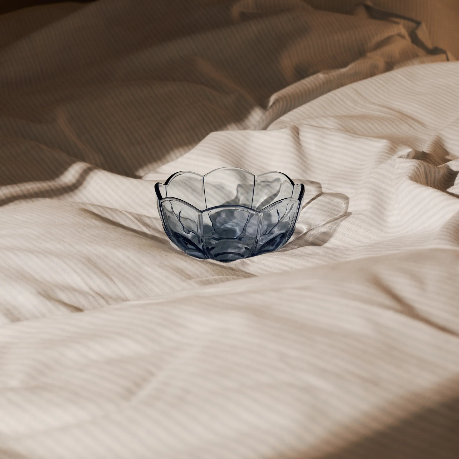 Lily kulho Ø 13 cm 2-pakkaus, Blue iris Holmegaard