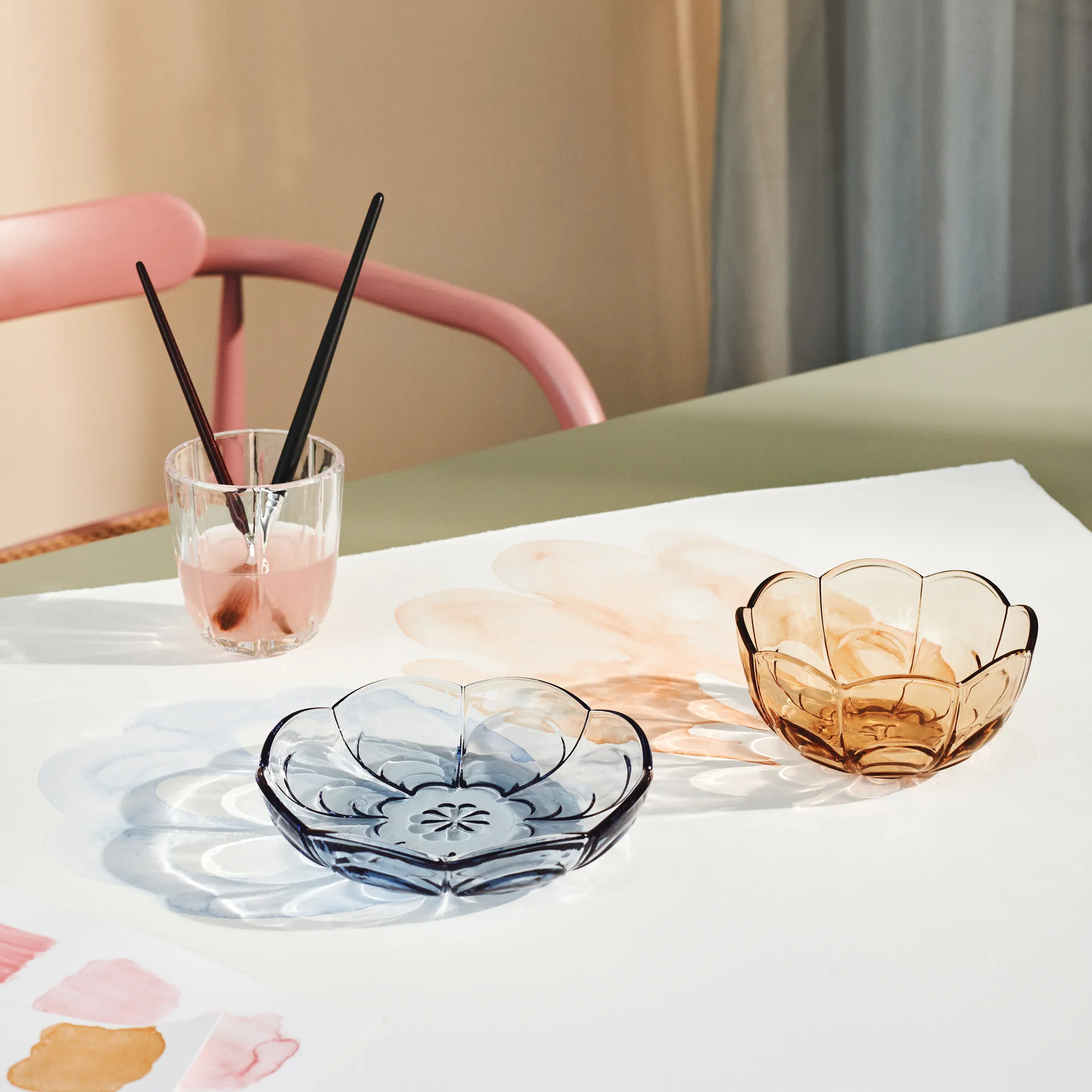 Lily kulho Ø 13 cm 2-pakkaus, Toffee rose Holmegaard