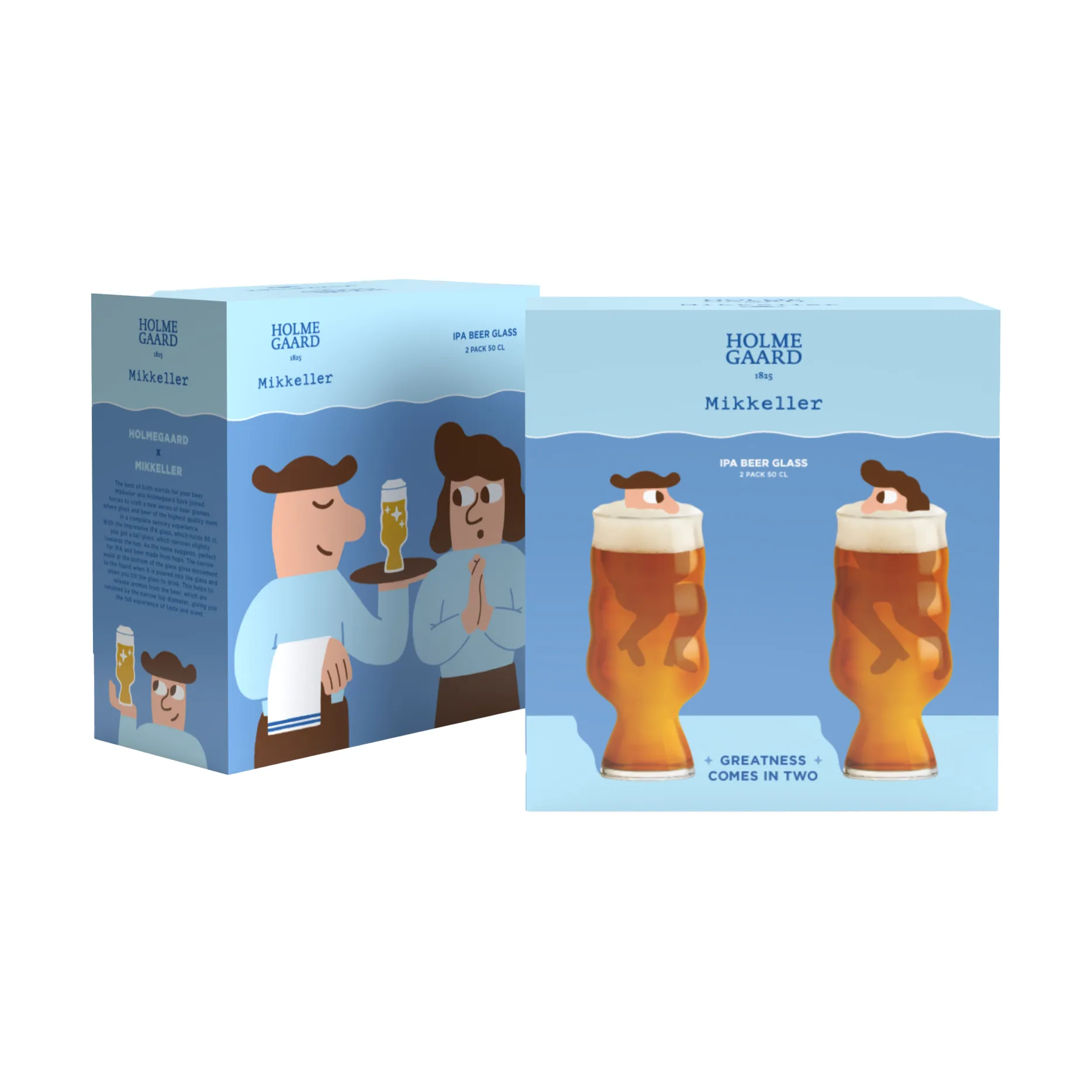 Mikkeller IPA olutlasi 2-pack, 50 cl Holmegaard