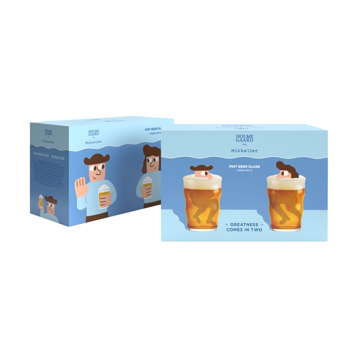 Mikkeller pint olutlasi 2-pack, 40 cl Holmegaard
