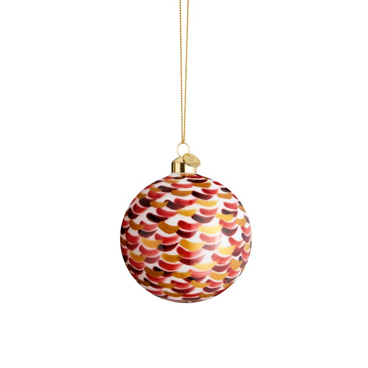 Souvenir joulupallo siveltimenveto Ø 8 cm - Punainen - Holmegaard