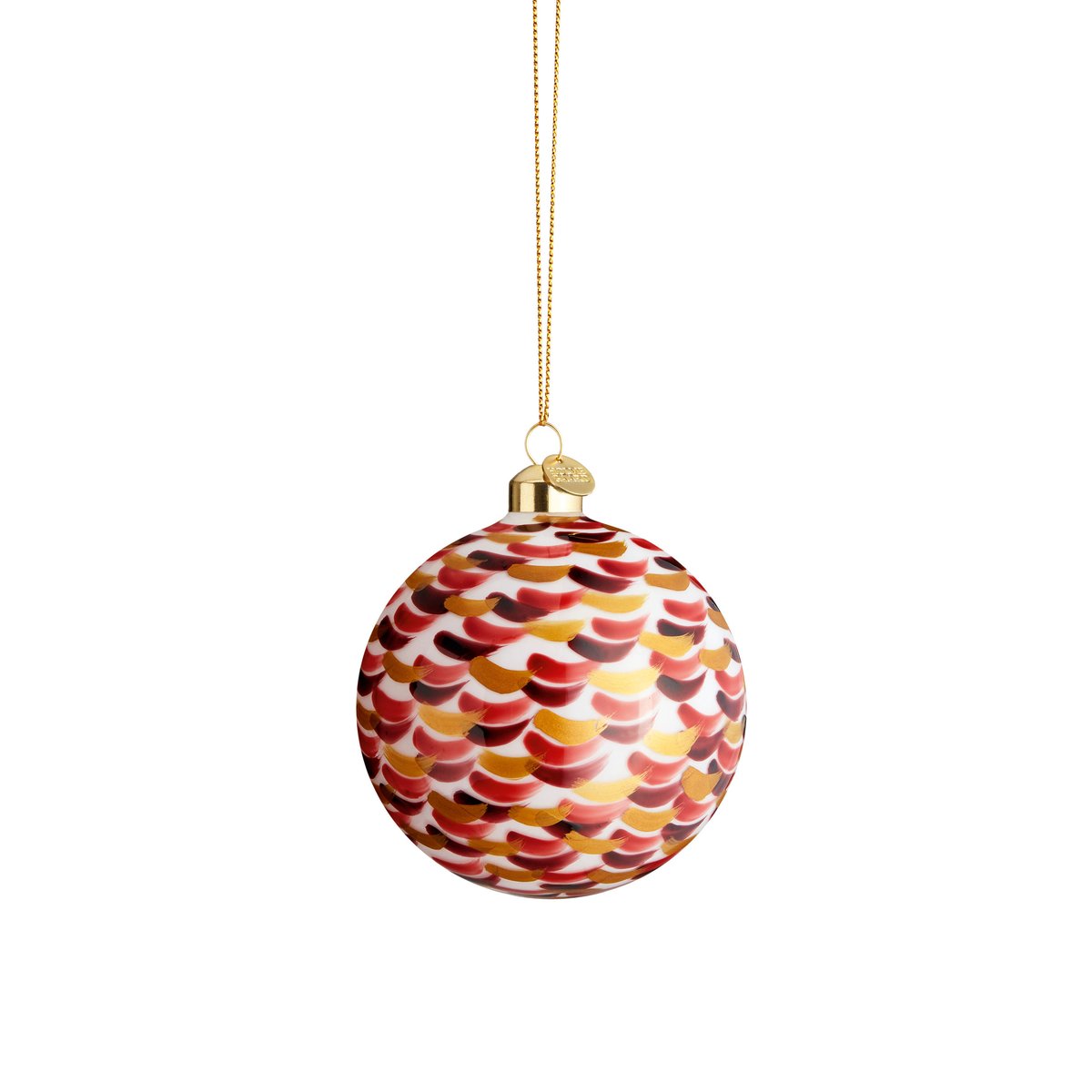 Holmegaard Souvenir joulupallo siveltimenveto Ø 8 cm Punainen