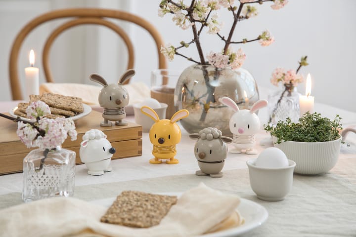 Hoptimist Bunny -hahmo 9 cm, White Hoptimist