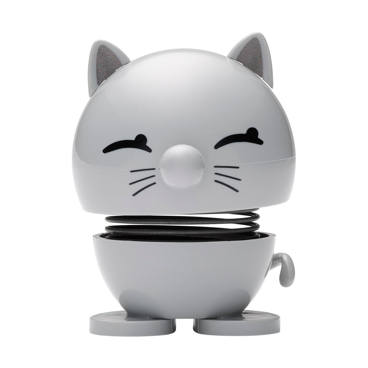 Hoptimist Hoptimist Cat -hahmo 7,3 cm Light grey