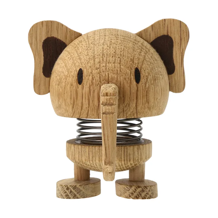 Hoptimist-figuuri S - Elephant, tammi - Hoptimist
