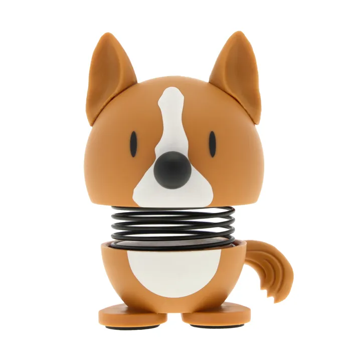 Hoptimist-figuuri XS - Corgi, ruskea - Hoptimist
