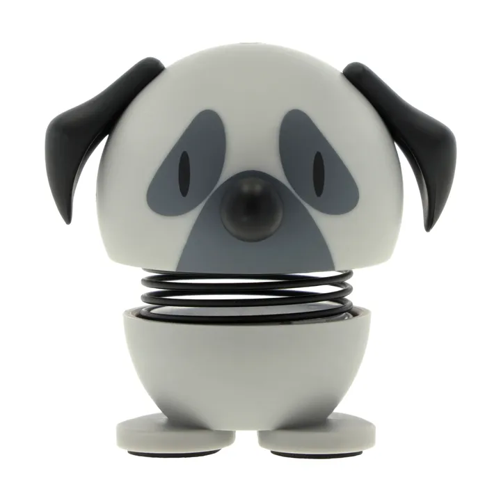 Hoptimist-figuuri XS - Pug, harmaa - Hoptimist