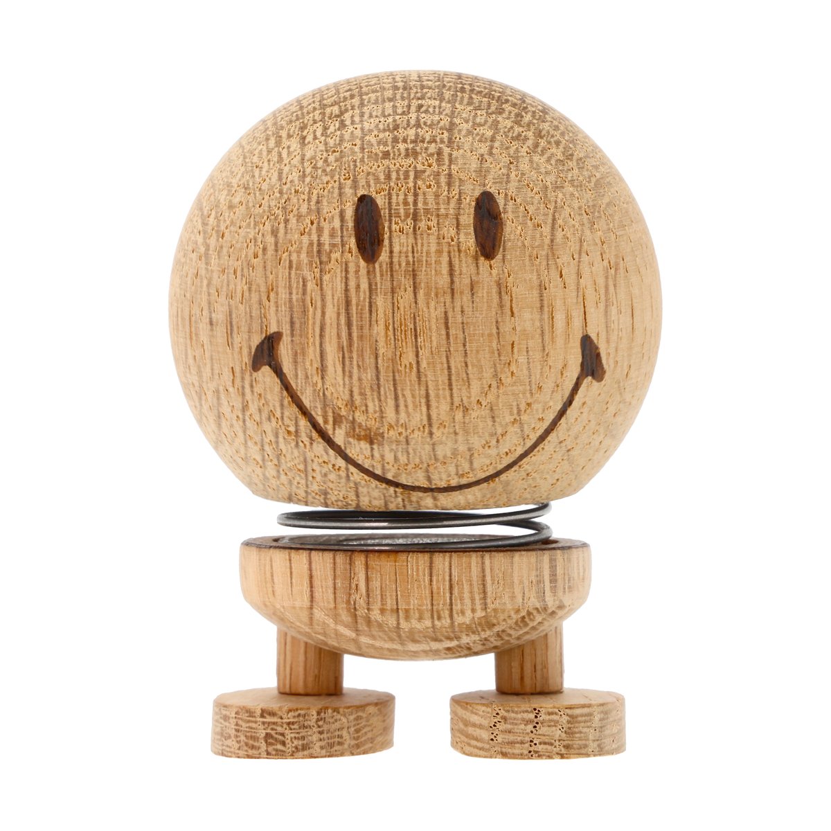 Hoptimist Smiley S -hahmo Raw oak | Skandinaavinen Sisustus | Puuhahmot | Ruskea