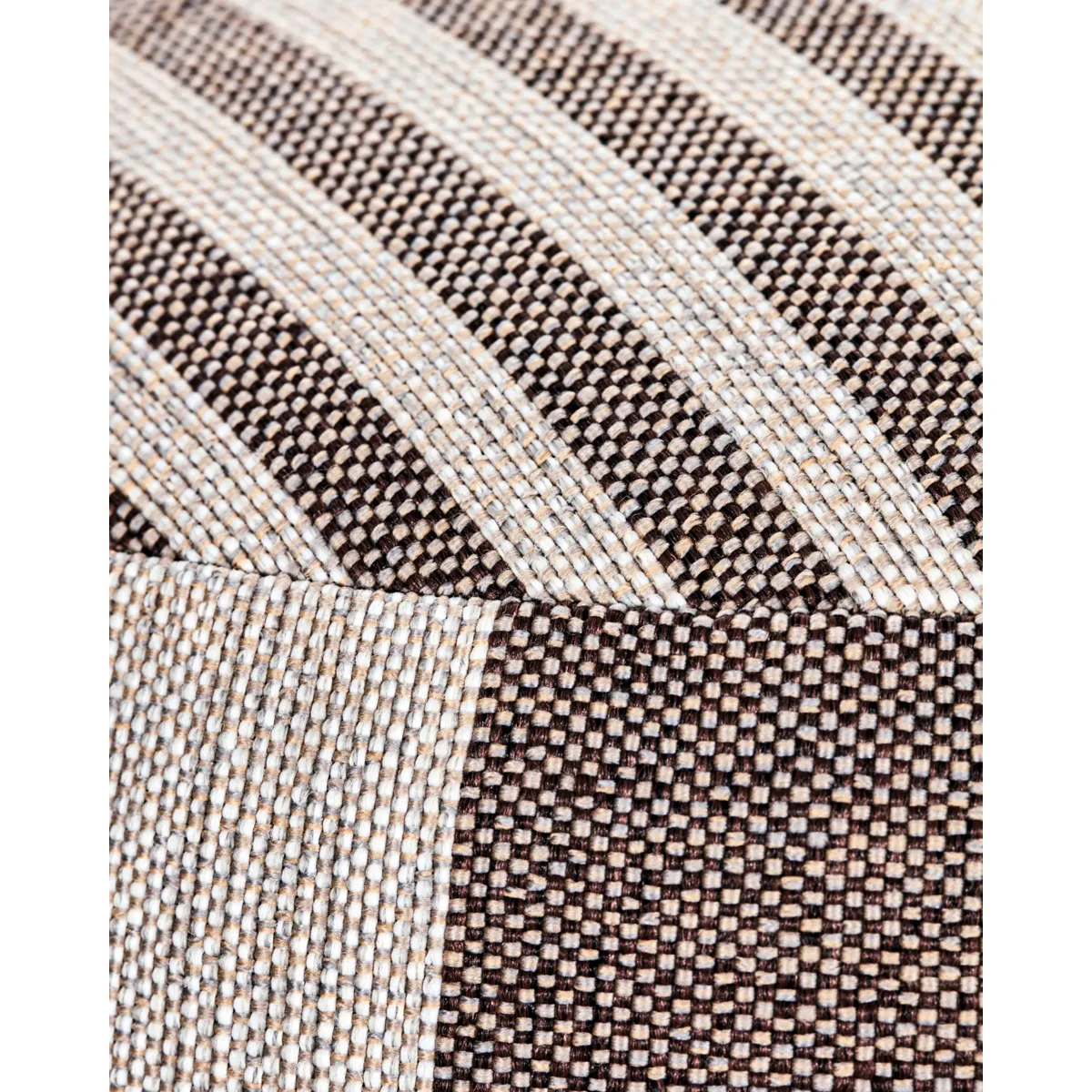 Alfo rahi Ø60x40 cm, Ruskea-valkoinen House Doctor