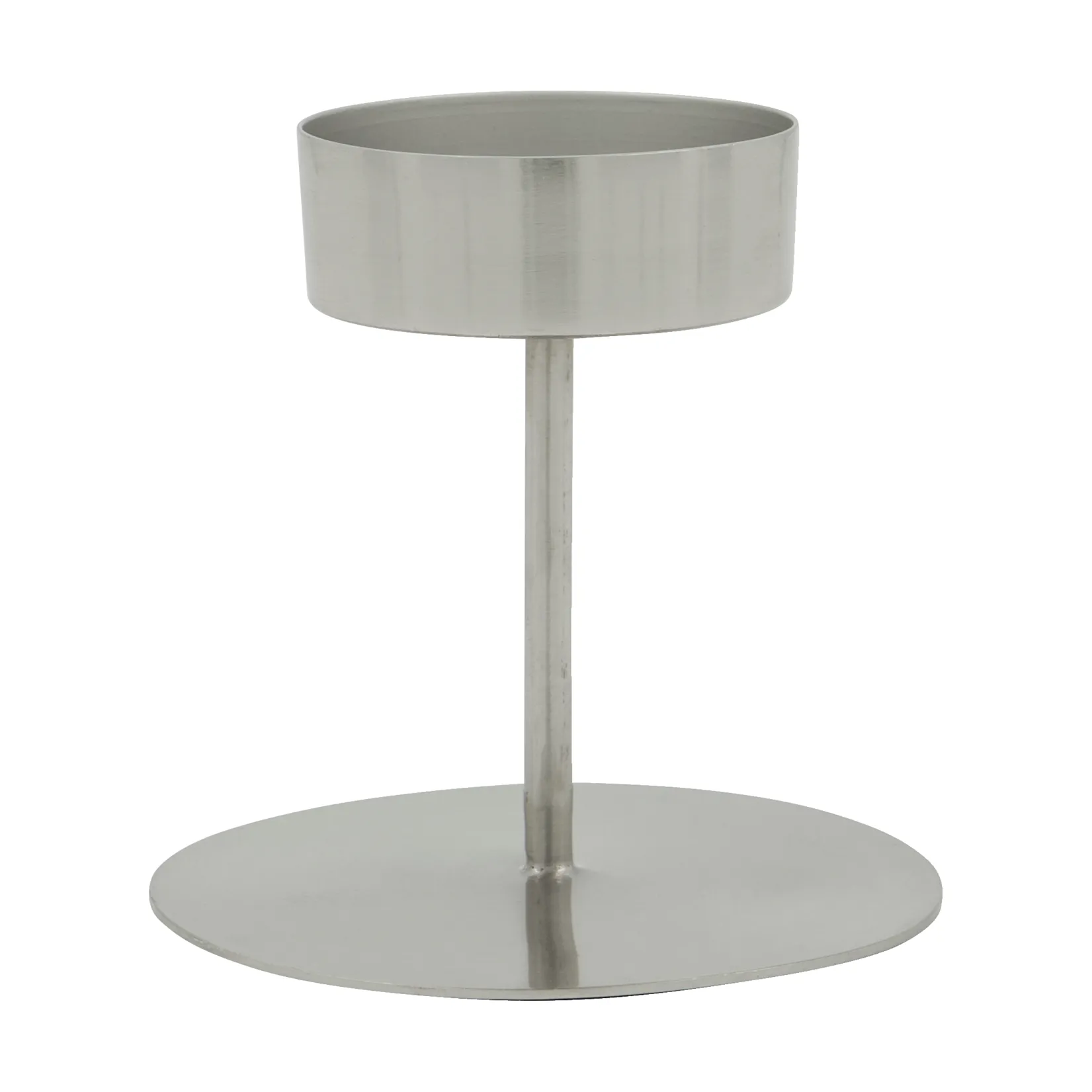 Anit tuikkukynttilänjalka, Hopeoitu pinta, Ø10,5×10 cm House Doctor