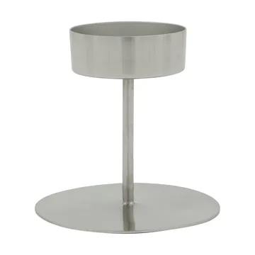 Anit tuikkukynttilänjalka - Hopeoitu pinta, Ø10,5×10 cm - House Doctor