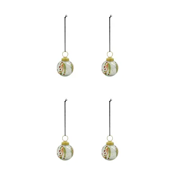 Antico joulukuusenkoriste 4-pack - Vaaleansininen - House Doctor